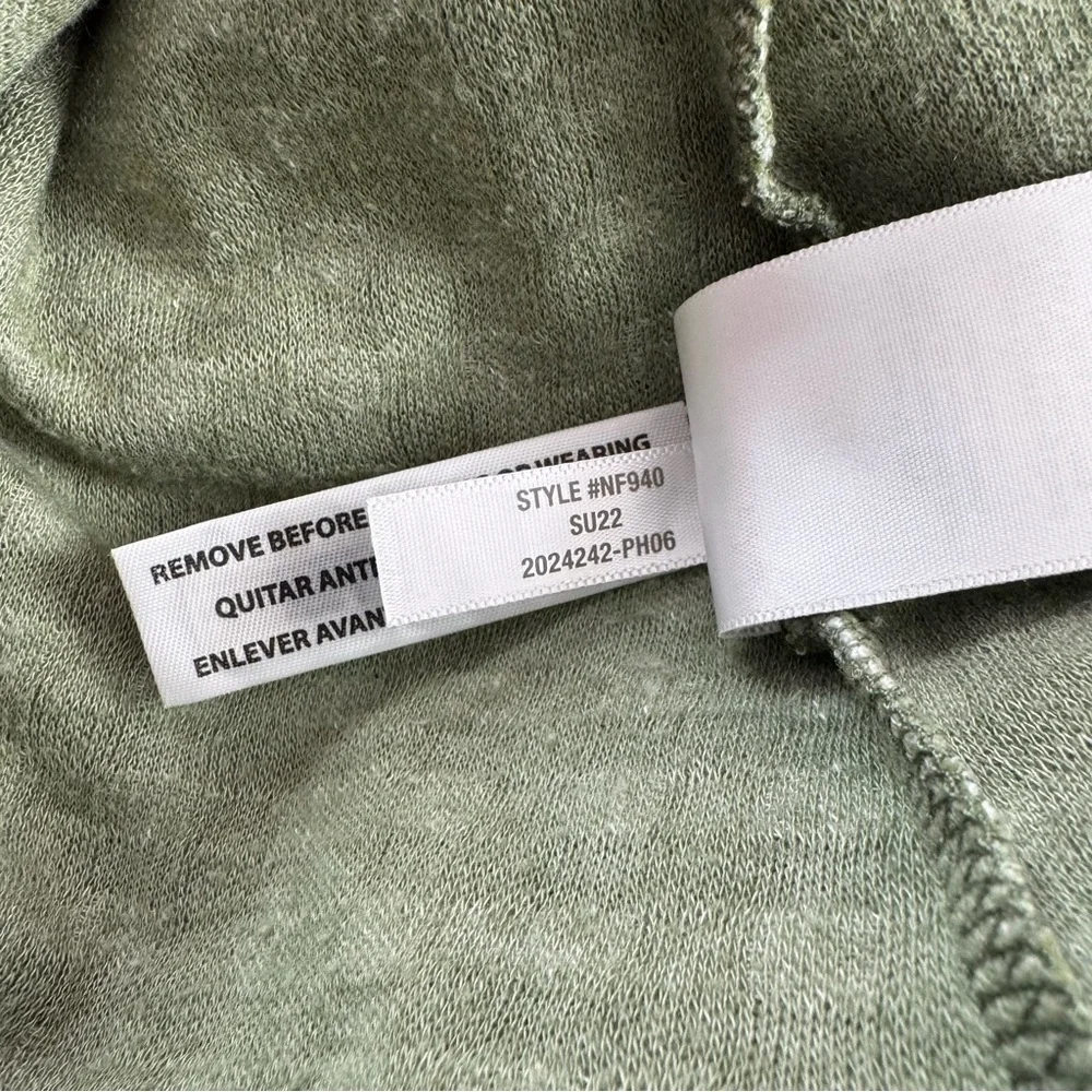 Madewell Puff-Sleeve Jacquard Mini Dress in Gingham Check Green Size XS - Picture 10 of 10
